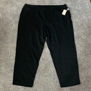 Terra & Sky Classic Black Stretch tapered Pants